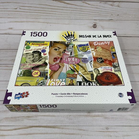 Sweet Happy Life 1500 PC Puzzle by King of Pop Art Nelson De La Nuez NEW - Picture 4 of 9